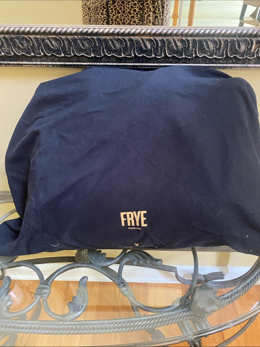 NWT FRYE $358 Fern Sage Green Distressed Leather Shoulder Tote w/Frye Duster bag - Picture 12 of 14